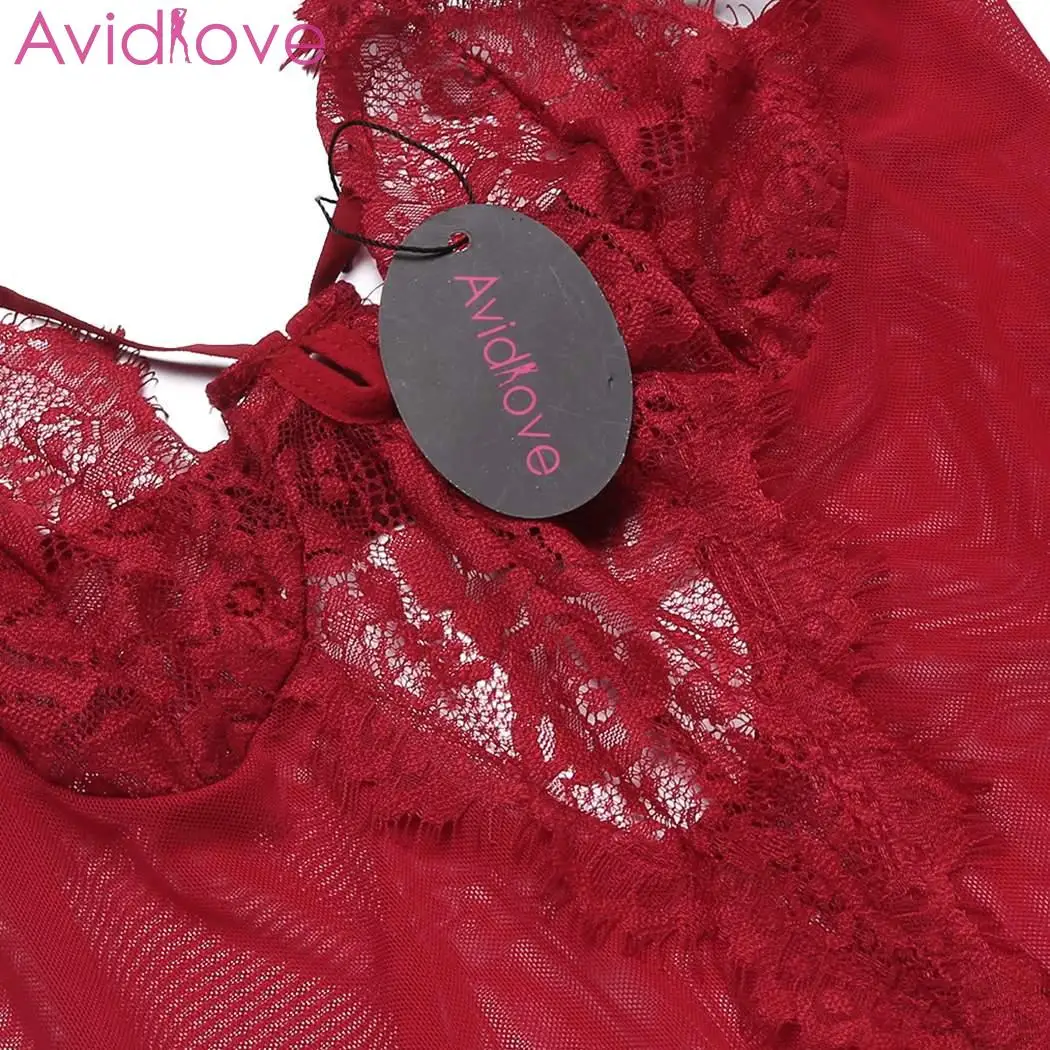Одежда для сна Avidlove сексуальное женское белье ночное с открытой спиной нижнее v