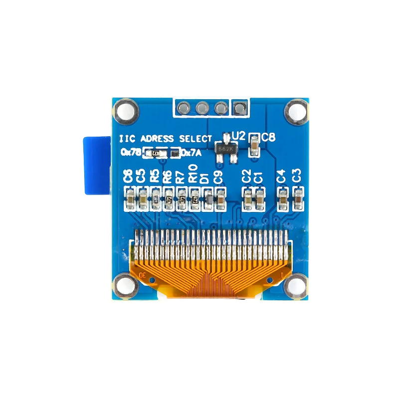 0,91, 0,96 дюйма, серия iec, белый OLED ЖК-дисплей, модуль 128x32, 128x64, SSD1306, 12832, 12864, ЖК-экран, для связи с Arduino