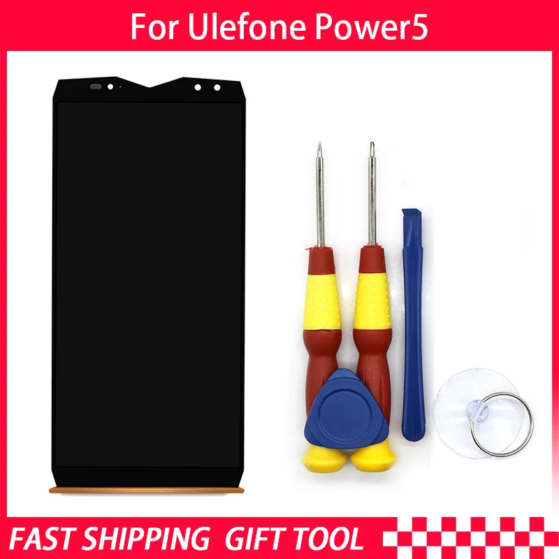 Новый оригинальный тачскрин аналагово Экран ЖК дисплей Дисплей для Ulefone Мощность