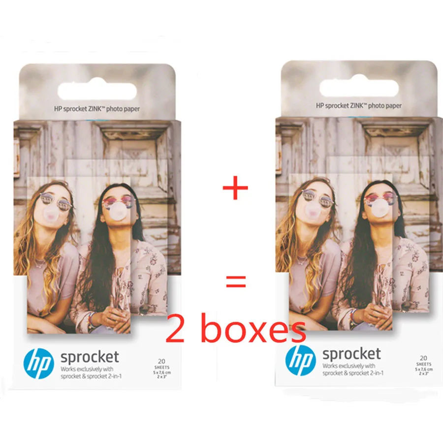 Оригинальный фото бумаги для печати и HP sprinket100 200 принтер бумага 5x7 6 см (2x3 дюйма)