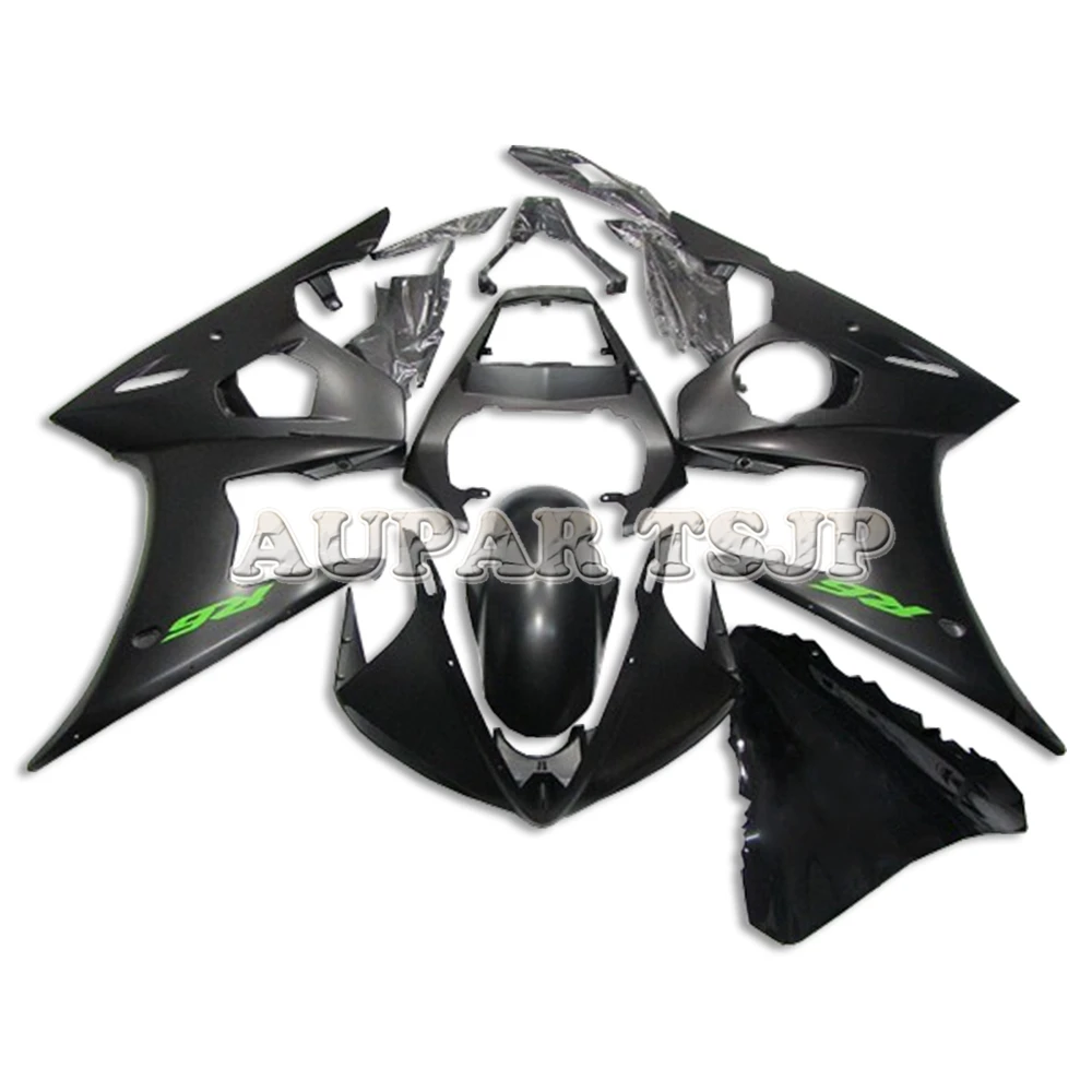 

Black and Green Decals Bodywork For Yamaha R6S 2006 2007 2008 2009 ABS Injection Full Fairing kit High Quality Covers