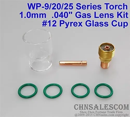 Газовая линза CHNsalescom для сварочных фонарь TIG 7 шт. комплект из чашек #12 Pyrex