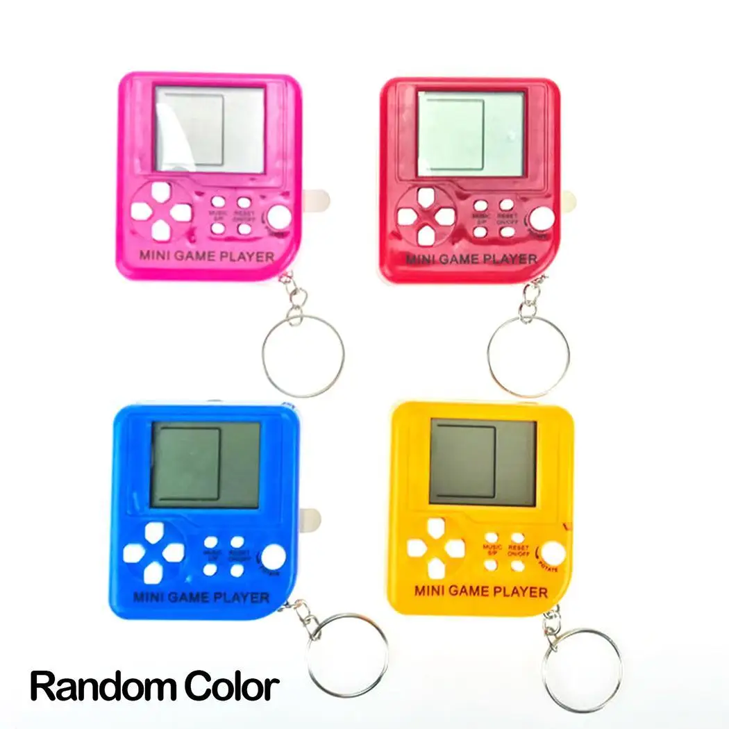 Новая детская портативная игровая консоль Tetris портативные прозрачные прочные