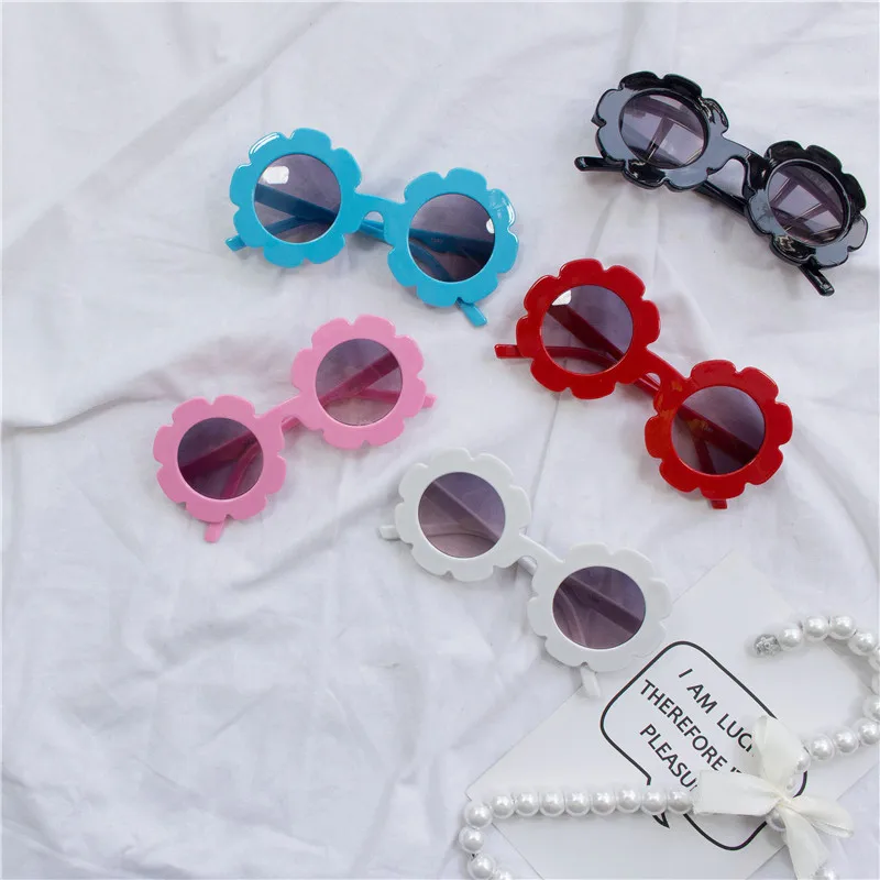 

EnkeliBB солнцезащитные очки для маленьких девочек в форме Прекрасного Цветка летние аксессуары для девочек