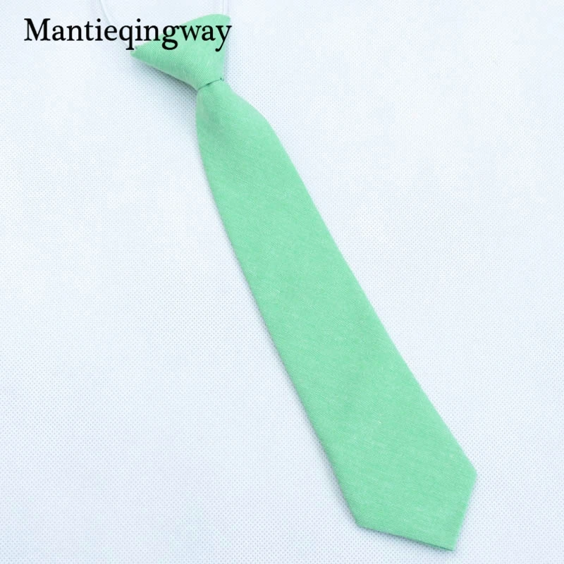 Mantieqingway детские галстуки повседневные розовые шеи Узкие хлопчатобумажный