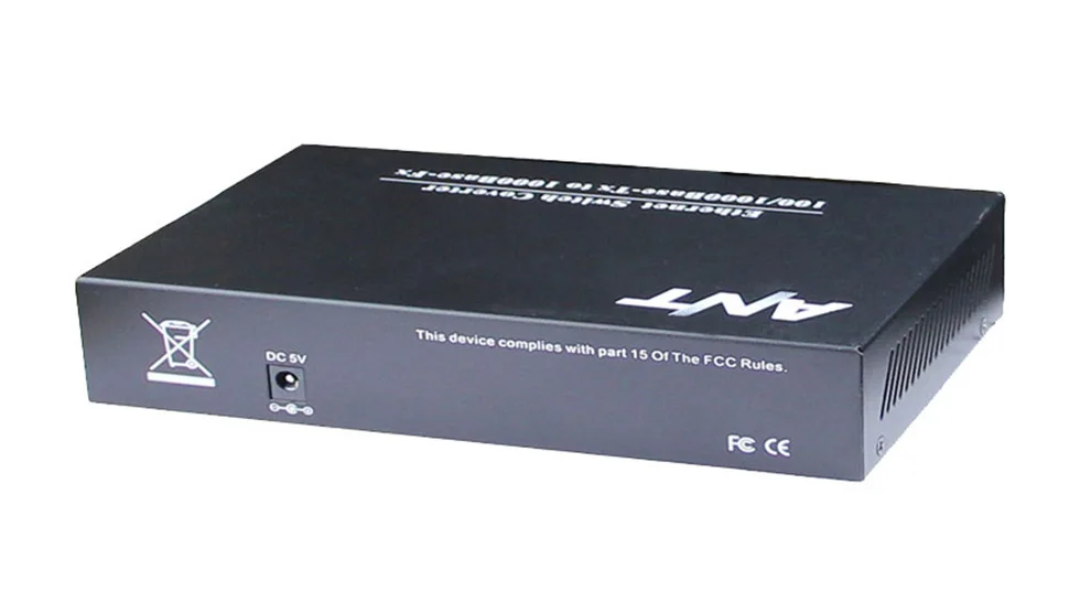 Гигабитный Ethernet коммутатор Ethernet волоконно-оптический медиаконвертер 8 портов 1,25G SC 2 RJ45 10/100/1000 M