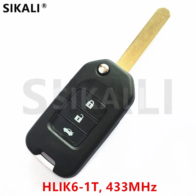 Пульт дистанционного управления SIKALI 3BT обновленный 433 МГц для Honda Fit Civic Accord