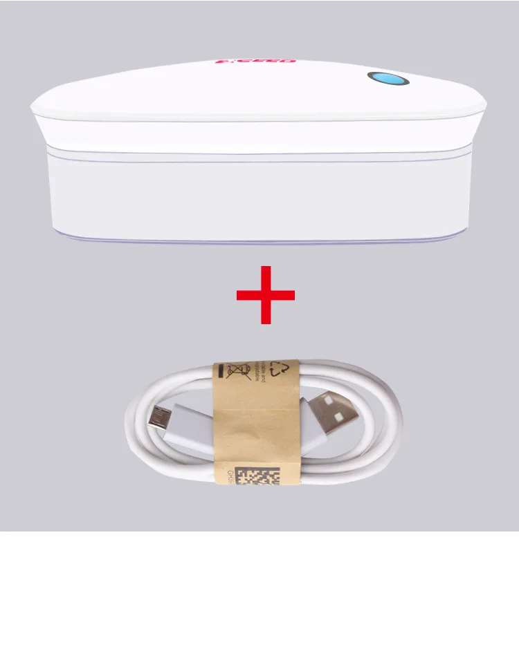 YKS-208 UV Esterilizador дезинфекция с батареей стерилизатор для маникюра коробка светодиодный косметические Ногти Макияж Чистящая коробка для хранения