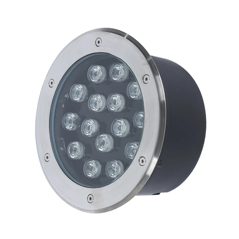 

D180xH90MM Stainlesssteel IP66 наземная лампа 12В 24В белый RGB подземный светодиодный свет AC85-265V 15 Вт 18 Вт led подземный свет