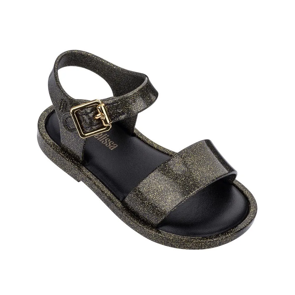 Мини Melissa Mar Sandal IV новые детские сандалии обувь для девочек сандалии для девочек детские пляжные сандалии дышащие Melissa детская обувь - Цвет: Black