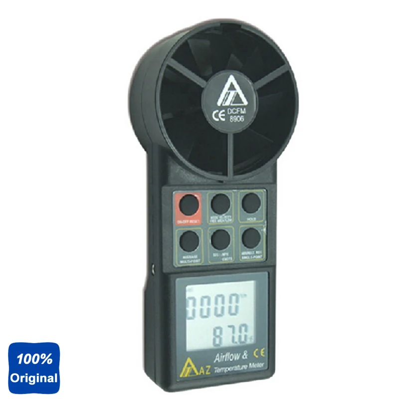 AZ8906 цифровой анемометр для измерения объема воздуха|wind speed tester|anemometer wind speeddigital