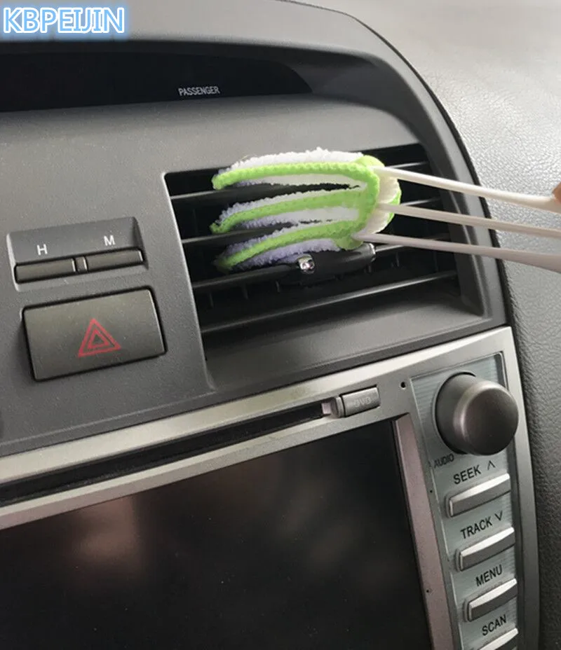 Car Air Conditioning Vent Blinds Clean Sticker Keyboard brush For Audi a4 a3 q5 q7 a5 b6 b8 a6 c5 b7 c6 Accessories | Автомобили и