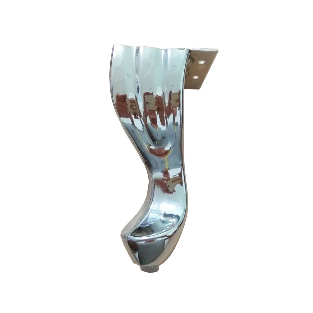 Chrome plating 4 шт. мебельные ножки с бронзовым покрытием металлические ножки для дивана в форме змеи шкафы ноги кровать ТВ ножки шкафа 14 см высота - Цвет: Chrome plating