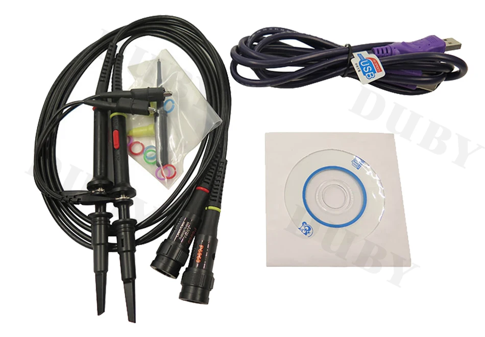 2 канала ISDS220A 2 в 1 ПК USB Виртуальный цифровой осциллограф+ Анализаторы спектра 60 МГц 200MSa/s