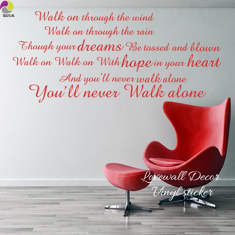 Наклейка на стену с мотивами футбольной команды Ливерпуля | Дом и сад