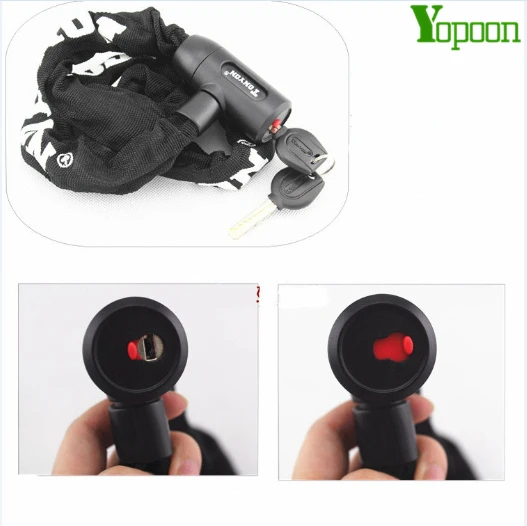 Велосипедные блокираторы 90 см стальные велосипеда с защитой от кражи цепочка для