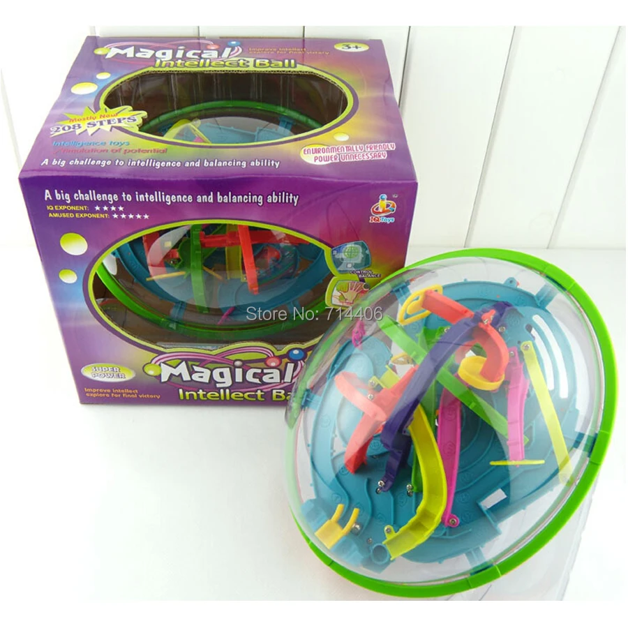 208 шагов 3D пазл-шар волшебный Интеллектуальный шар IQ логика игра perplexus magnetic