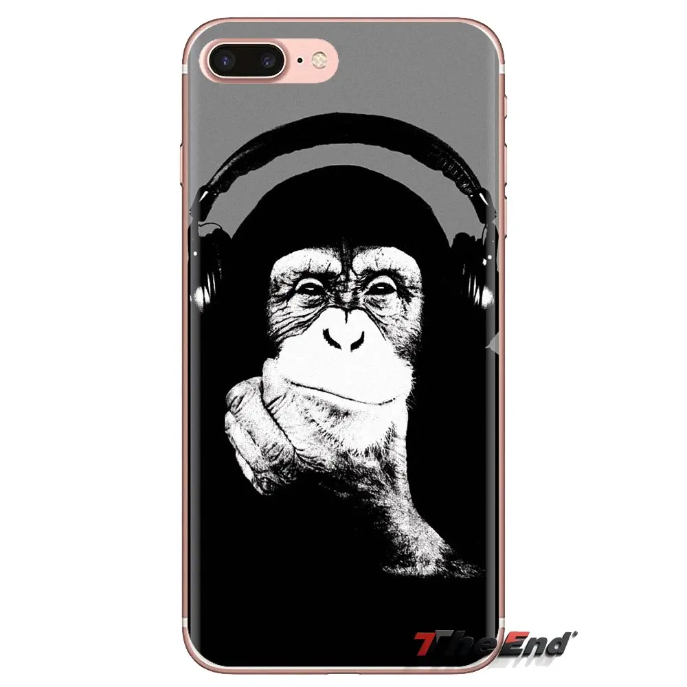 Мягкий чехол-сумка King kong Chimpanzee Chimps Gorilla для LG Spirit Motorola Moto X4 E4 E5 G5 G5S G6 Z Z2 Z3 G2 G3 C Play Plus