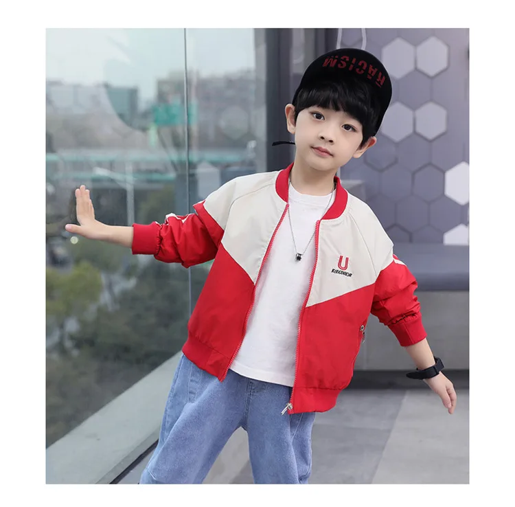 2019 ветровка для мальчиков разноцветная детская бейсбольная куртка с длинными