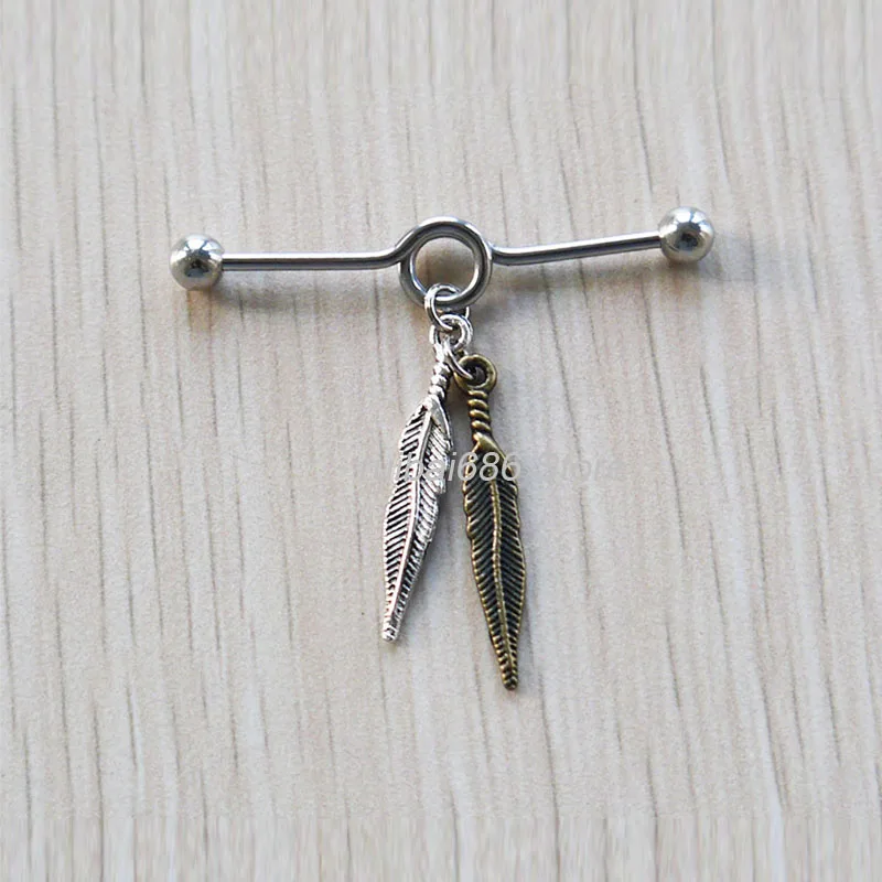2 шт лист промышленный штанга строительные леса пирсинг модные ювелирные изделия