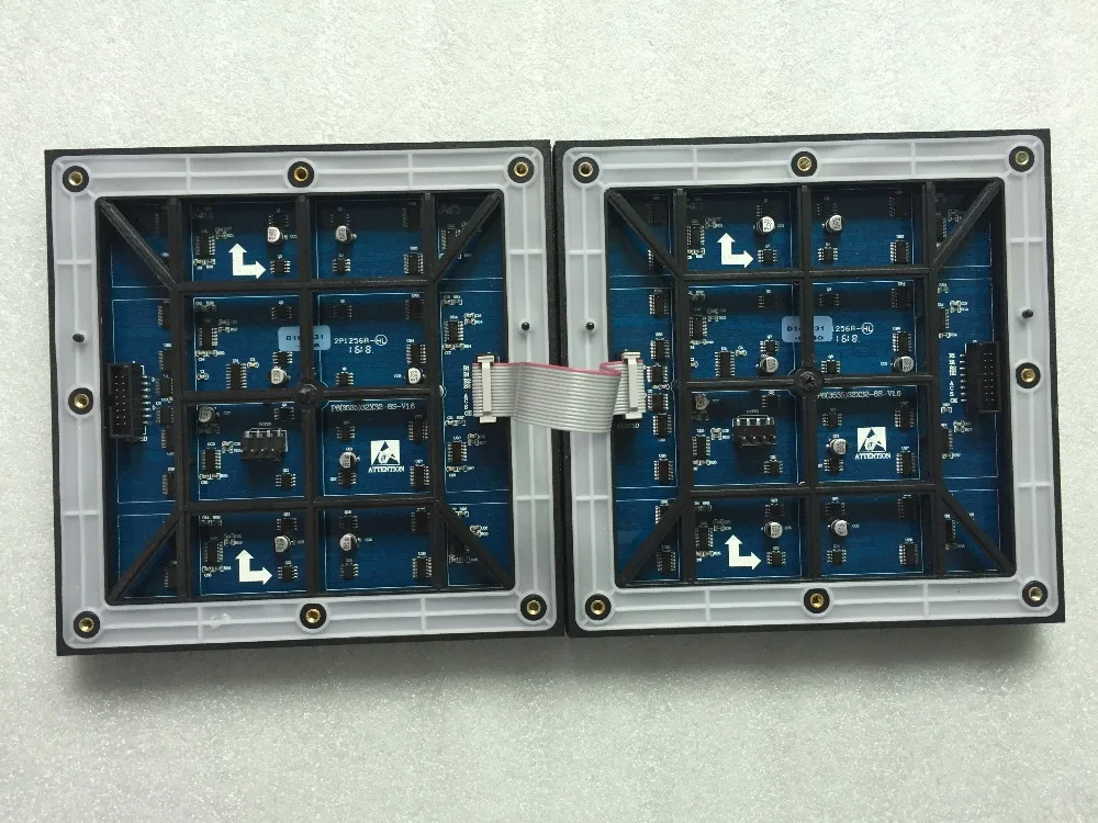 Светодиодный уличный водонепроницаемый модуль P6 SMD 32x32 пикселей RGB полноцветный