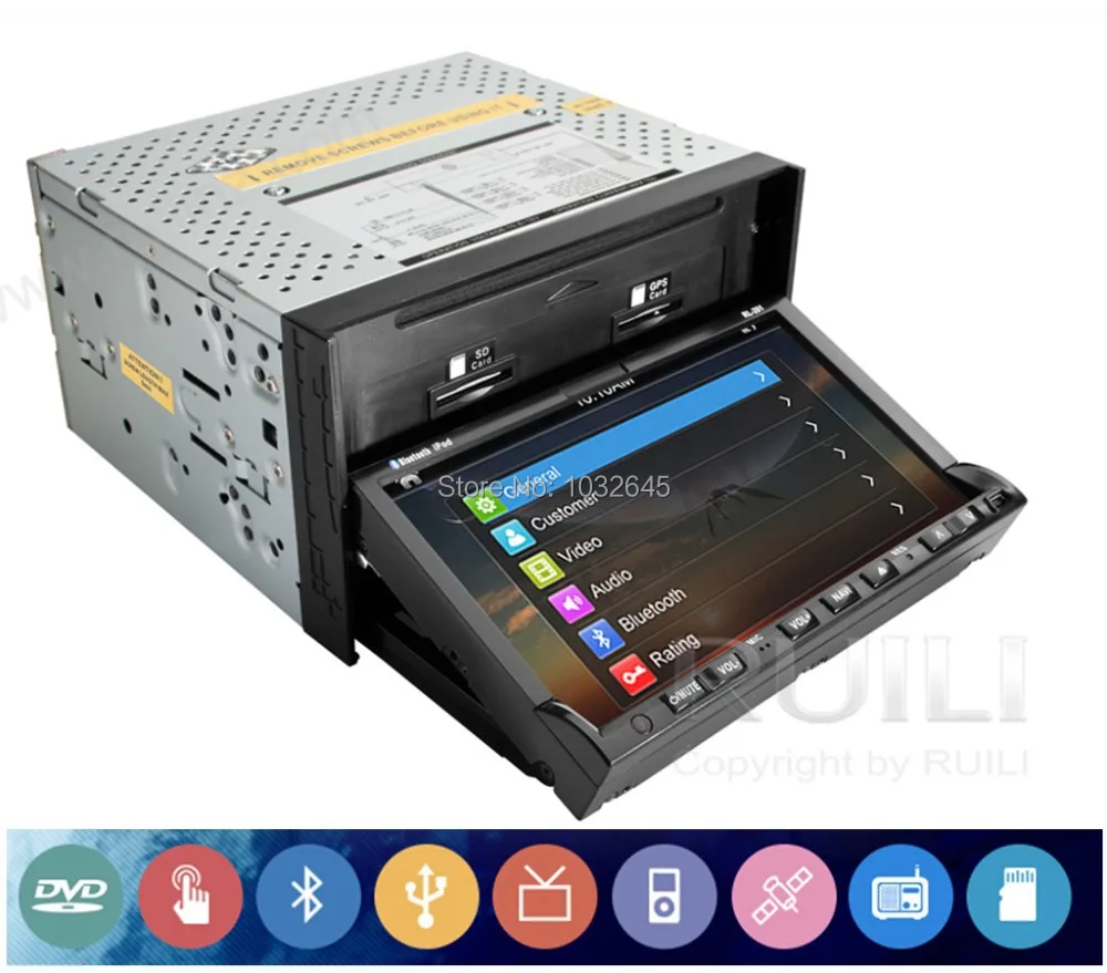 Бесплатная камеры 2DIN автомобильный GPS Bluetooth радио USB / SD автомобиля универсальный