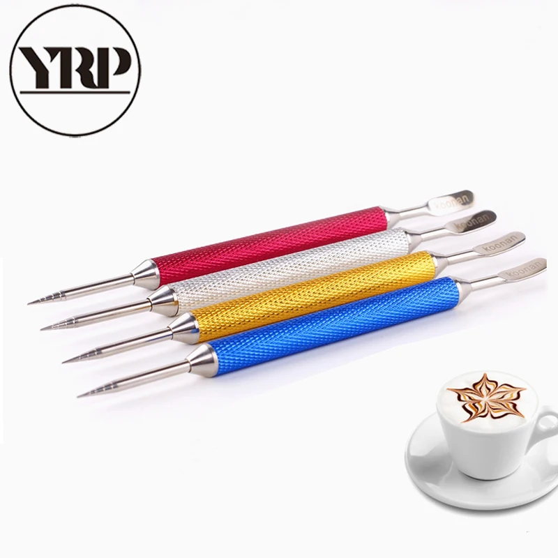 1 шт. нержавеющая сталь бариста капучино латте эспрессо кофе украшения Искусство