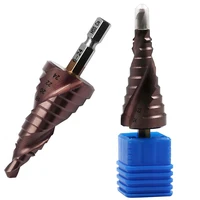 hss co cobalt spiral grooved step drill bits 14 hex shank wood metal cone drilling 6 24mm hole saw m35 multi tool