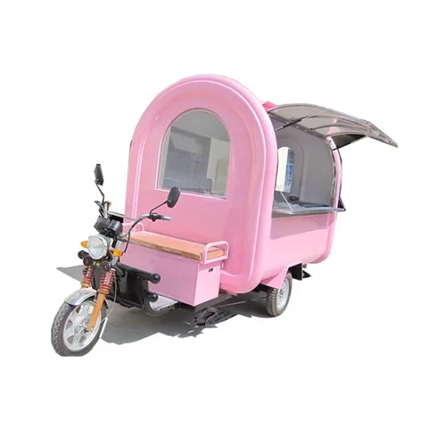 Электрический 4 колеса передвижной Мороженое тележка для еды, уличный фаст-фуд, торговый грузовик