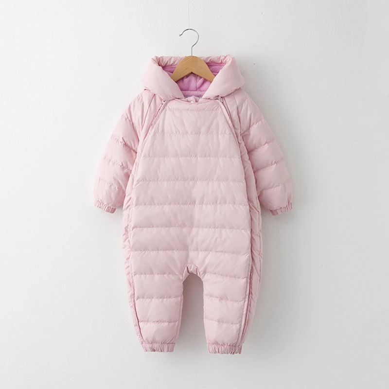 Baby Snowsuit New Infant Boy Girl Winter Outerwear Outfits Hooded Thermal Newborn Jumpsuit Snow Wear Clothing |