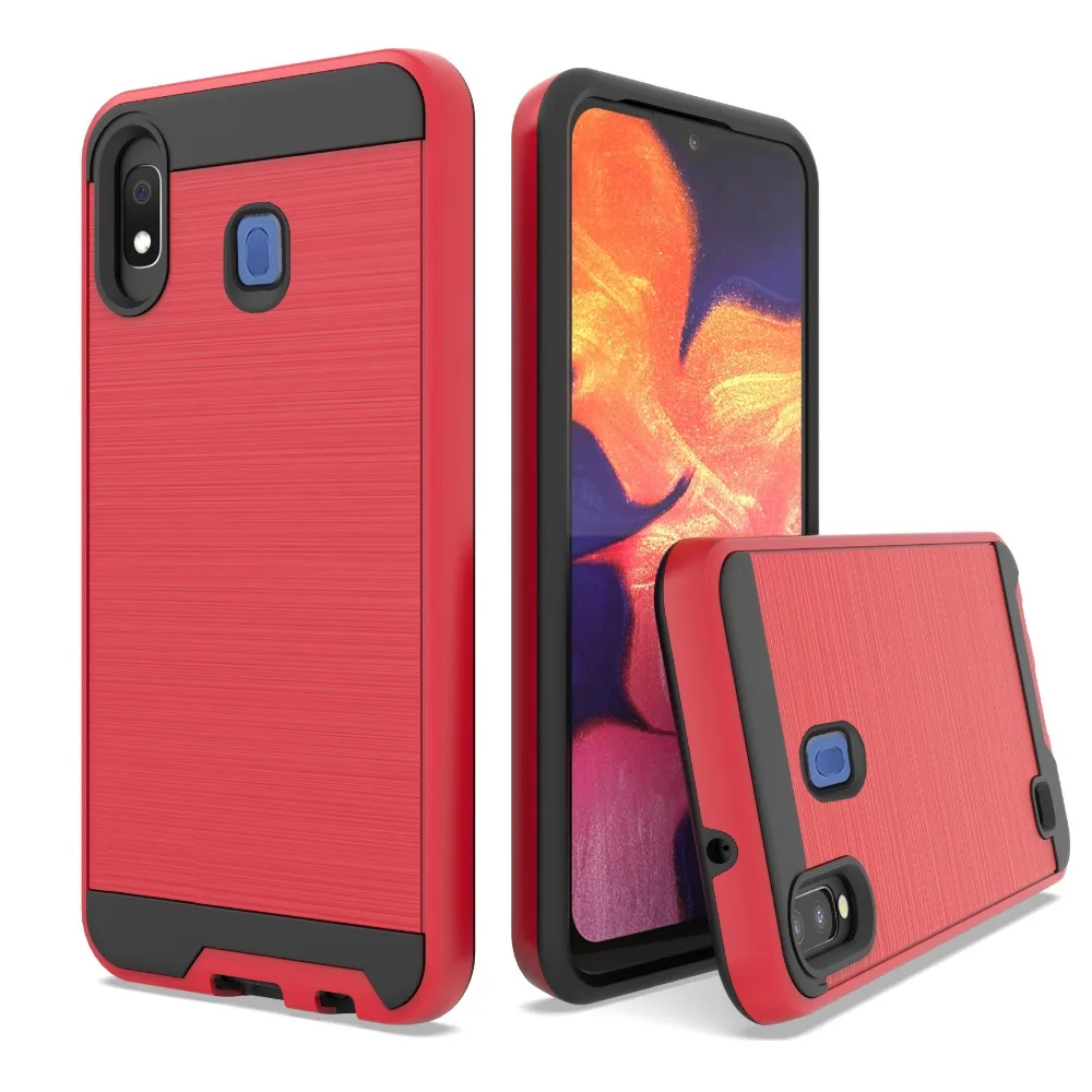 100 шт./лот для Galaxy M10 M20 M30 M50 чехол матовый ТПУ Жесткий из поликарбоната samsung A10 A20 A30