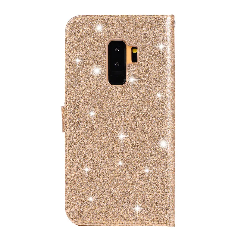 Шикарный чехол для Samsung Galaxy S9 S8 Plus S7 Edge роскошный блестящий кошелек из