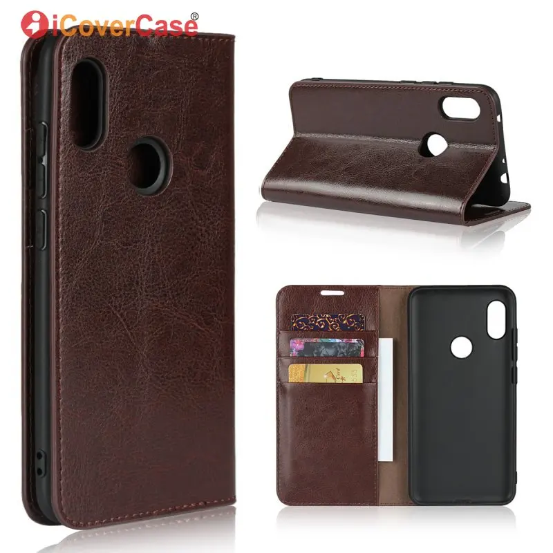 

For Xiaomi Redmi Note 6 Pro Case Cover Luxury Business Genuine Leather Wallet Leather Phone Accessory Bag For Redmi Note 6 Cases