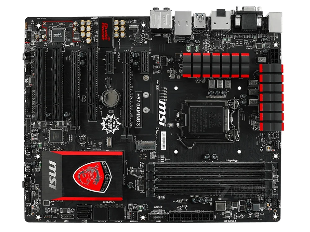 Материнская плата MSI H97 GAMING 3 DDR3 LGA 1150 материнская i7 i5 i3 32 Гб SATA3 UBS3.0