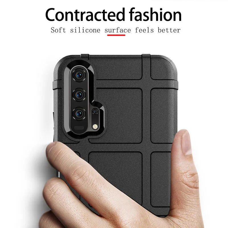 Силиконовый чехол для Huawei Honor 20 Pro V20 Nova 5t роскошный прочный защитный мягкая