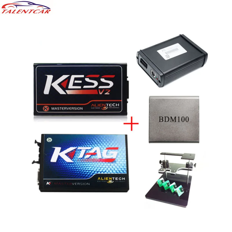 2017Kess 2 V4.036 OBD2 менеджер Тюнинг Комплект Ktag V6.070 BDM100 ECU программист FGTECH Galletto 4 V54 bdm
