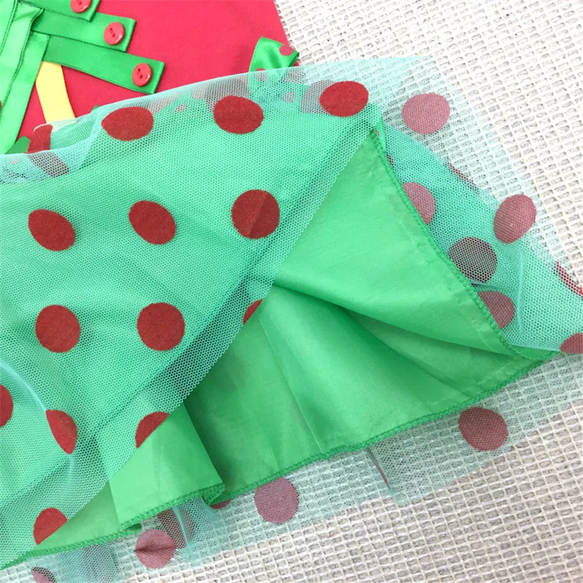 5 шт./лот рождественское платье для девочек платье-пачка маленьких детское