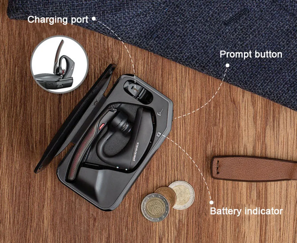 Plantronics Voyager 5200 модная гарнитура в деловом стиле беспроводные гарнитуры Bluetooth с шумоподавлением для samsung Xiaomi
