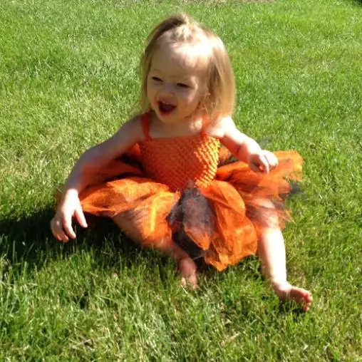 Детское вязаное платье-пачка ручной работы 1 слой корсета балетная Тюлевая юбка с