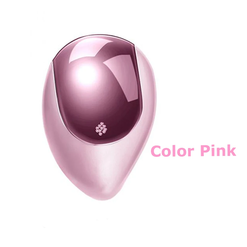 Pink Мини электрическая ионная расческа для волос Соник Антистатическая массажер для головы анионы естественным питанием уход за гладкими волосами Блокировка воды - Цвет: Pink