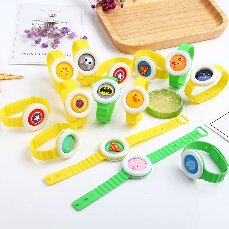cartoon solid drive midge buckle bracelet to anti-mosquito mosquito repellent bracelets children | Украшения и аксессуары