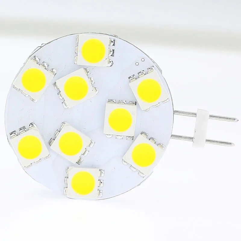 AC/DC10-30V) G4 светодиодный светильник 9 светодиодный 5050SMD белый/теплый белый Коммерческая инженерия крытый профессиональный парусный спорт 1 шт./лот