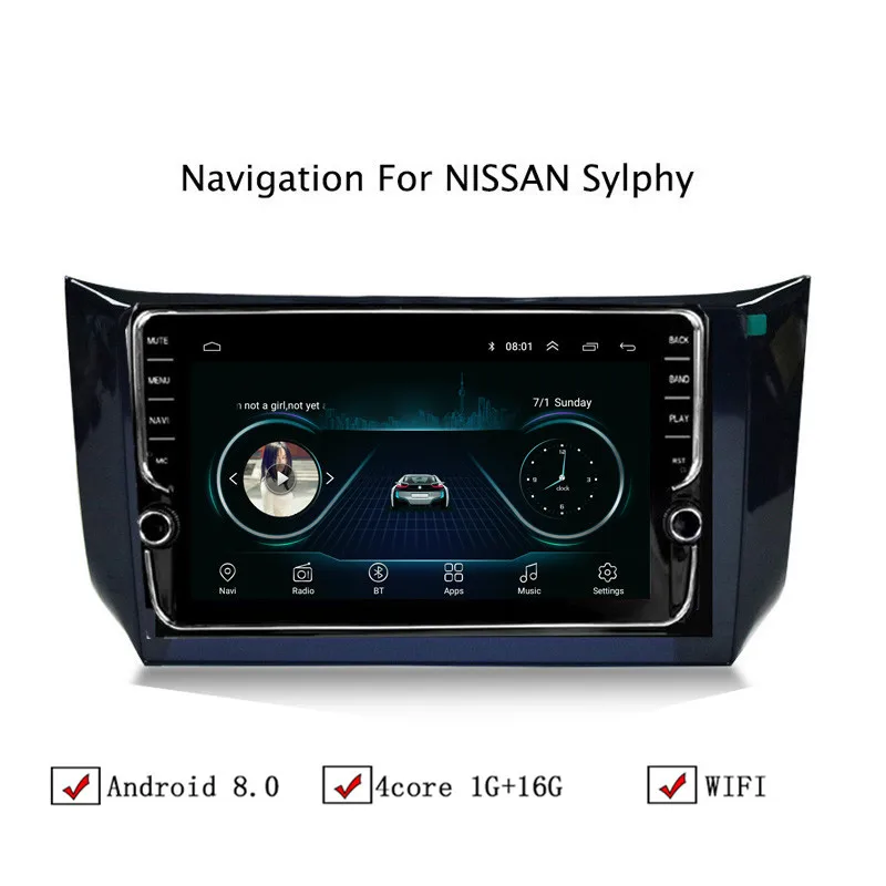 NAVITOPIA 10 1 дюймовый автомобильный мультимедийный плеер Andriod 8 GPS навигация для Nissan