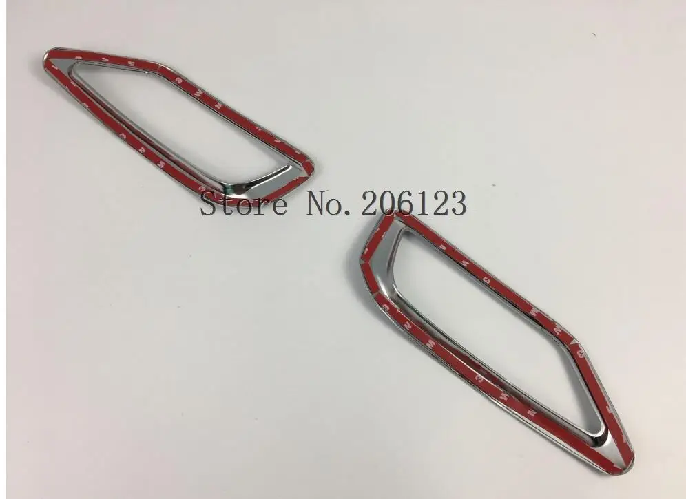 2 шт. хромированные Автомобильные противотуманные фары для Toyota RAV4 2014 2015 2016 |