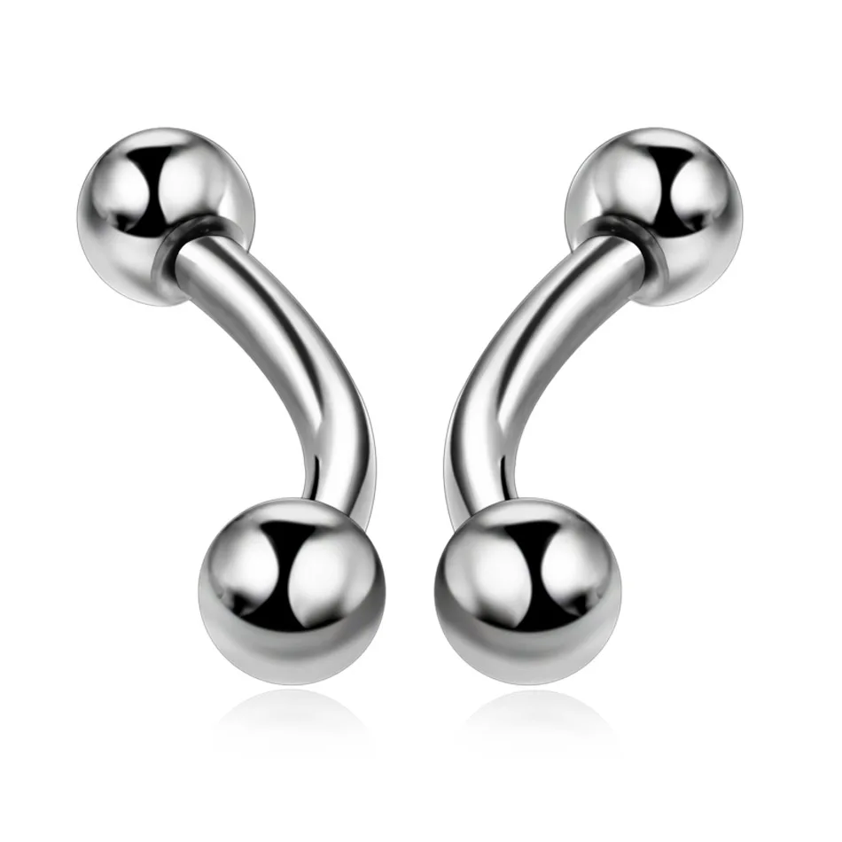 Utimtree серьги из нержавеющей стали для носа и бровей Пирсинг Лабрет губ кольцо