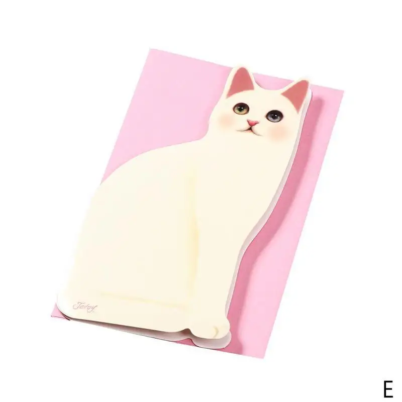 1 шт. Kawaii Cat складная открытка ко дню рождения рождественские открытки конверт письма Бумага канцелярский подарок - Цвет: E