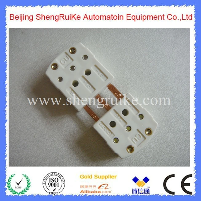 Threee Flat pin Male and Female Pt100 RTD Connector | Инструменты