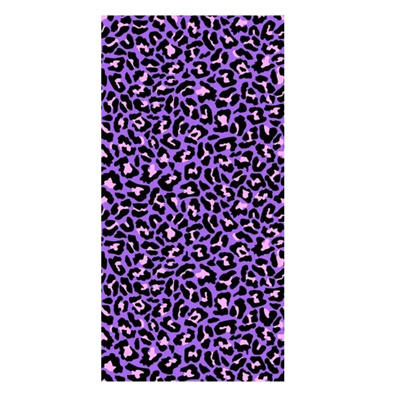 Стильное неоновое фиолетовое и розовое спортивное полотенце для душа с