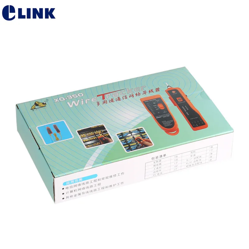 XQ 350 RJ45 RJ11 CAT5 CAT6 тестер провода трекер Тестер телефонного кабеля Finder Ethernet Lan