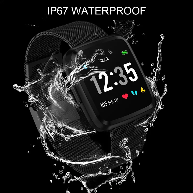 Y7 Смарт-часы браслет кровяное давление кислородный спортивный трекер smartwatch